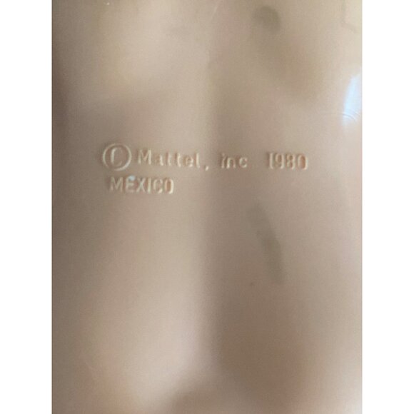 VTG Mattel Tippee Toes Baby Doll Blonde Hair Blue Eyes Girl Articulated 1980 - Picture 10 of 12